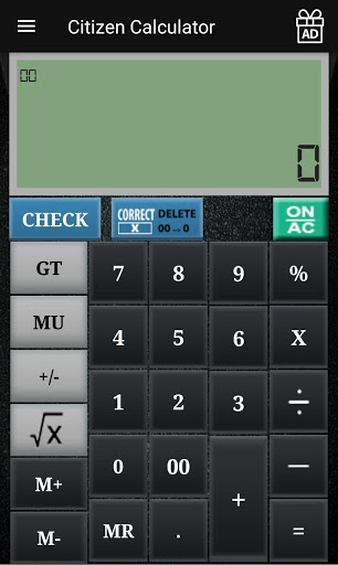 Screenshot CITIZEN CALCULATOR