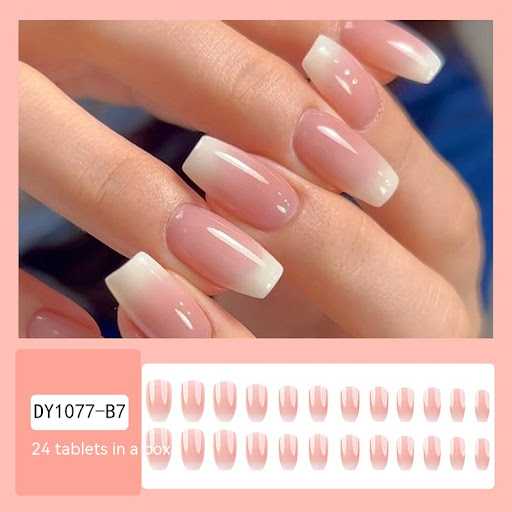 Title 1, Simple Gradient Fake Nail Patches Quick and eas...