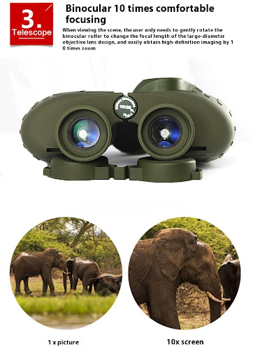 Title 4, Botrand 10X50 High Magnification Binoculars Com...