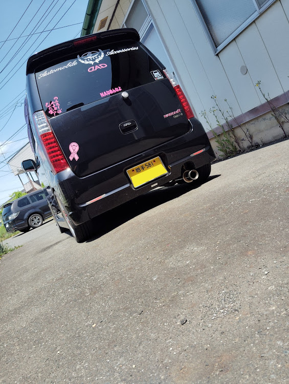 ワゴンRのMH21SワゴンR・D.A.Dギャルソン・ステッカー貼り替えに関するカスタム事例の投稿画像4枚目