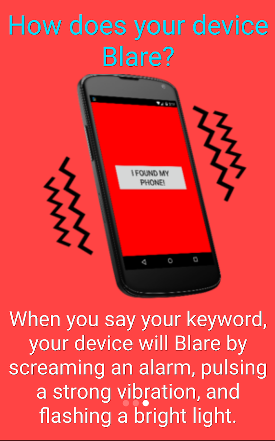  Blare: Find phone with voice – Capture d'écran 