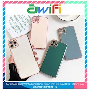 Ốp Lưng Iphone Logo Táo Viền Vuông 6/6Plus/6S/6Splus/7/7Plus/8/8Plus/X/Xr/Xs/11/12/Pro/Max/Plus/Promax - Awifi C2 - 4