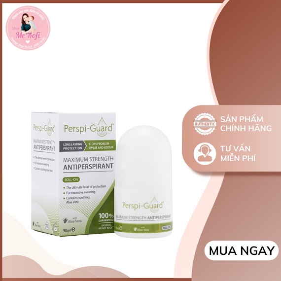 Lăn + Xịt Perspi - Guard Khử Mùi Ngăn Mồ Hôi 30Ml Mẹ Rofi