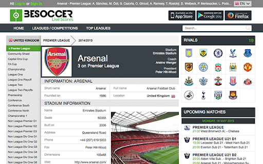 BeSoccer screenshot 5