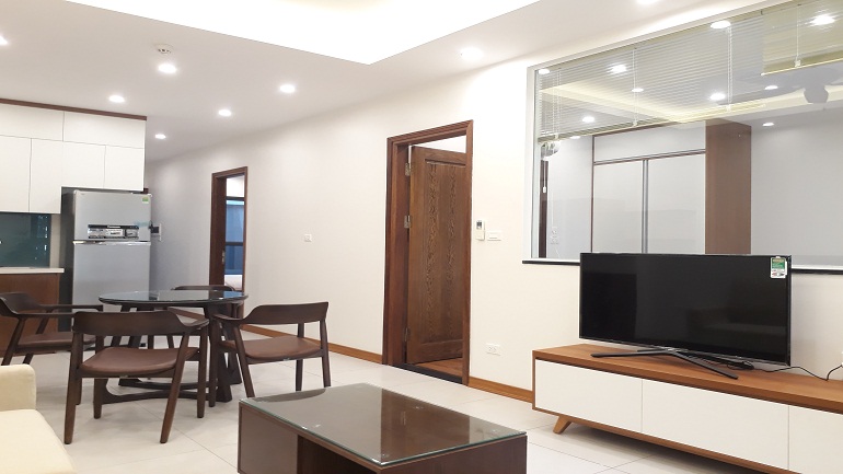 Modern 2 – bedroom apartment with balcony in Trinh Cong Son street, Tay Ho district for rent