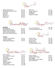 The Lounge menu 4