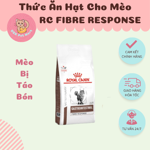 Royal Canin Fibre Respone - Thức Ăn Hạt Cho Mèo Bị Táo Bón