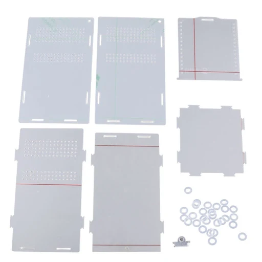 Insect Feeding Box Transparent Acrylic Terrarium Container for Spiders Scorpions Reptile for Carrier Box Easy to Assembl