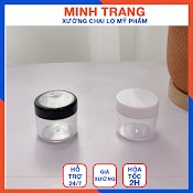 Hủ Nhựa Hủ Nhựa Chiết Mỹ Phẩm Thân Trong Có Lót 20G/30/50G Dùng Chiết Kem, Chiết Bột, Sang Chiết Mỹ Phẩm Du Lịch