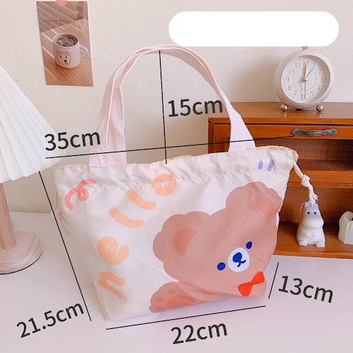 Title 6, Cute Cartoon Waterproof Insulated Lunch Box Sto...