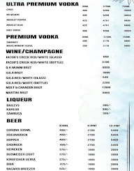 Skyhouse menu 5