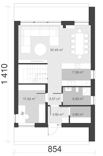 UA313 - Rzut parteru