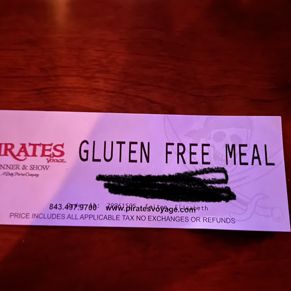 Gluten-Free at Pirates Voyage