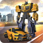 Futuristic Robot in City Apk