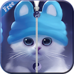 Cover Image of Unduh Cat Kitty Zipper Screen Lock 1.1 APK