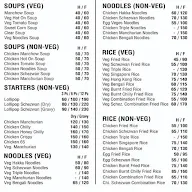 Sweet N Spicy menu 1