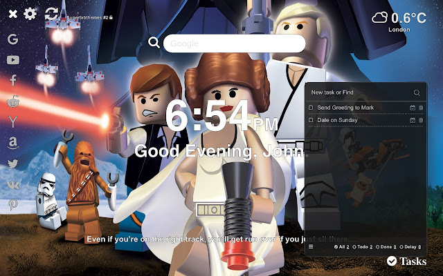 LEGO Star Wars Wallpapers and New Tab