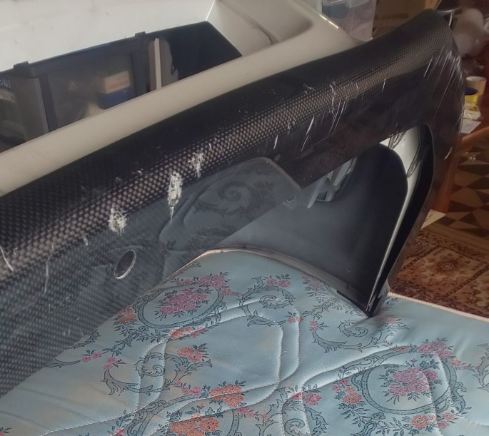レガシィツーリングワゴンのDIY・レガシィツーリングワゴンBR9・フロントバンパー交換・ＨＩＤ交換に関するカスタム事例の投稿画像2枚目