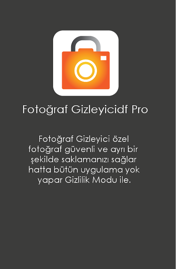 Fotograf Gizleyici Photo Locker Pro Android APK - androidliyim.com