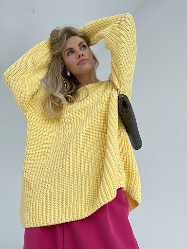 Title 7, Oversized Sweater Loose Candy Color