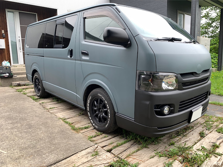 ハイエースの全塗装・タカラ塗料・DIY・洗車・#sniperxに関するカスタム事例の投稿画像2枚目