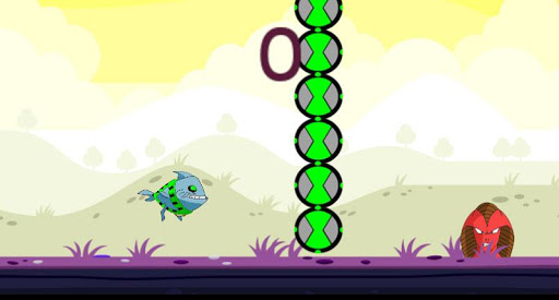 Fish Alien Run Jump Game