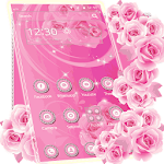 Cover Image of 下载 Pink Rose Diamond Launcher 1.1.10 APK