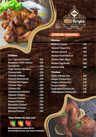 RRR Biryani House menu 1