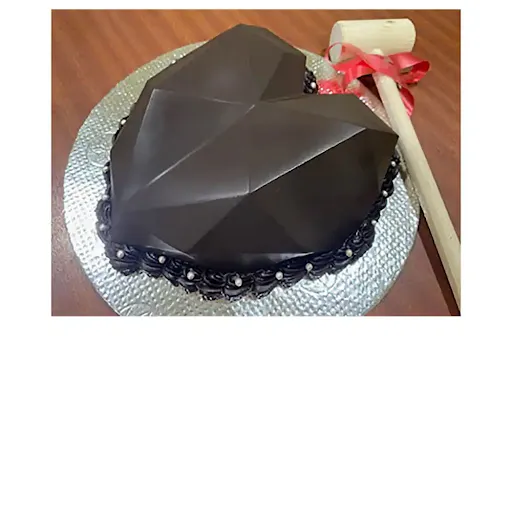 Dark Chocolate Heart Pinata Cake