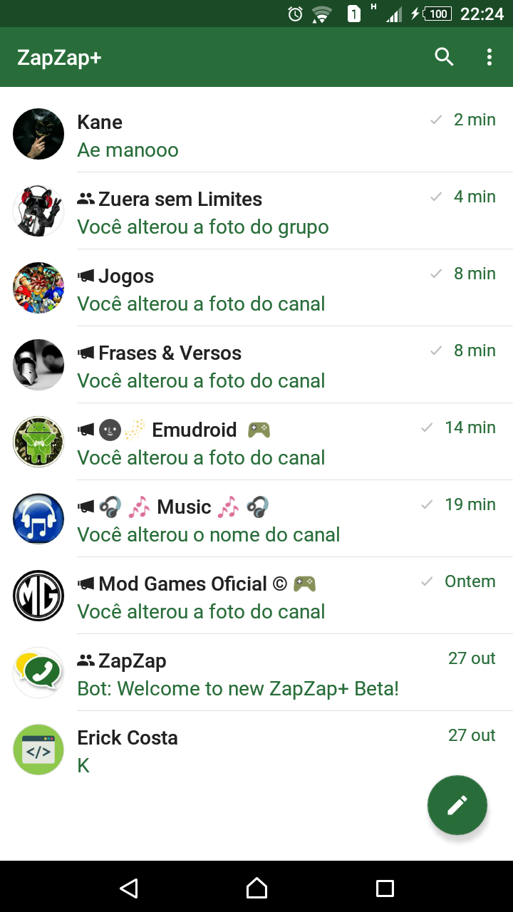 ZapZap+ Beta Screen 2
