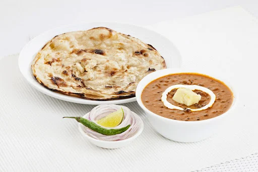 Dal Makhani With Lachha Paratha And Raita