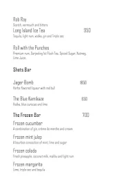 Blue Bar - Vivanta by Taj menu 3