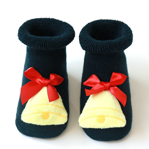 Title 6, Baby Silicone Non-slip Thick Terry Christmas Fl...