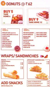 Dunkin' menu 2