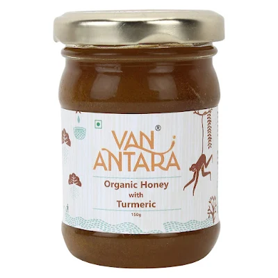 Van Antara Organic Honey With Turmeric - 150 gm