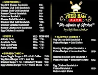 Feedbag Cafe menu 1