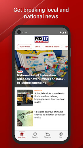 Screenshot FOX 17 News