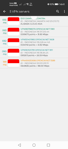 Screenshot Indonesia VPN - ID VPN
