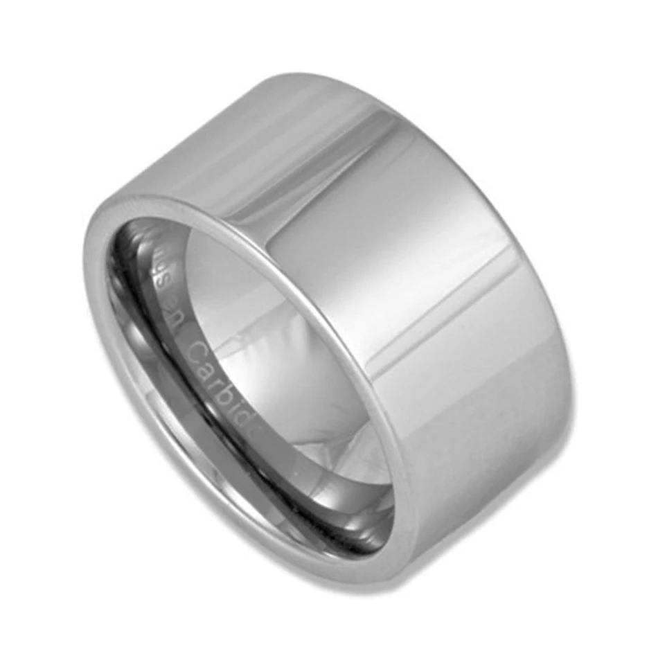 Anel de tungstênio simples masculino