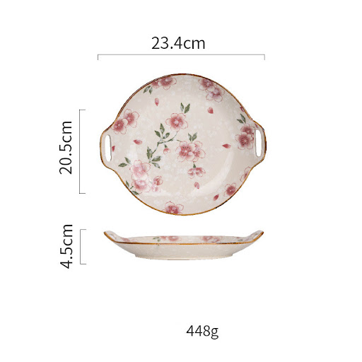 Title 11, Ceramic Tableware Household Dish Plate Rice Bow...
