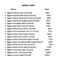 Cake Online menu 1