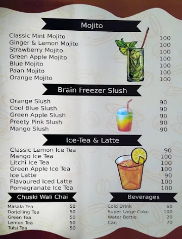 Brewberrys Coffee Cafe menu 