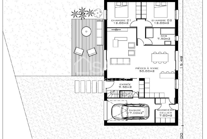  Vente Terrain à bâtir - 751m² à Leers (59115) 