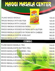 Maggi Masala Center menu 1