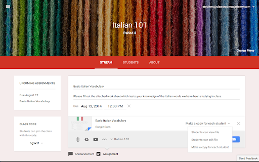 Google Classroom Preview 2