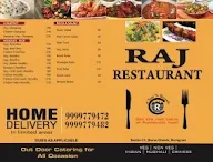 Raj Restaurant menu 2