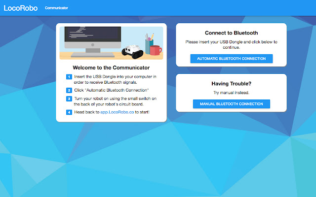 LocoRobo Communicator chrome extension