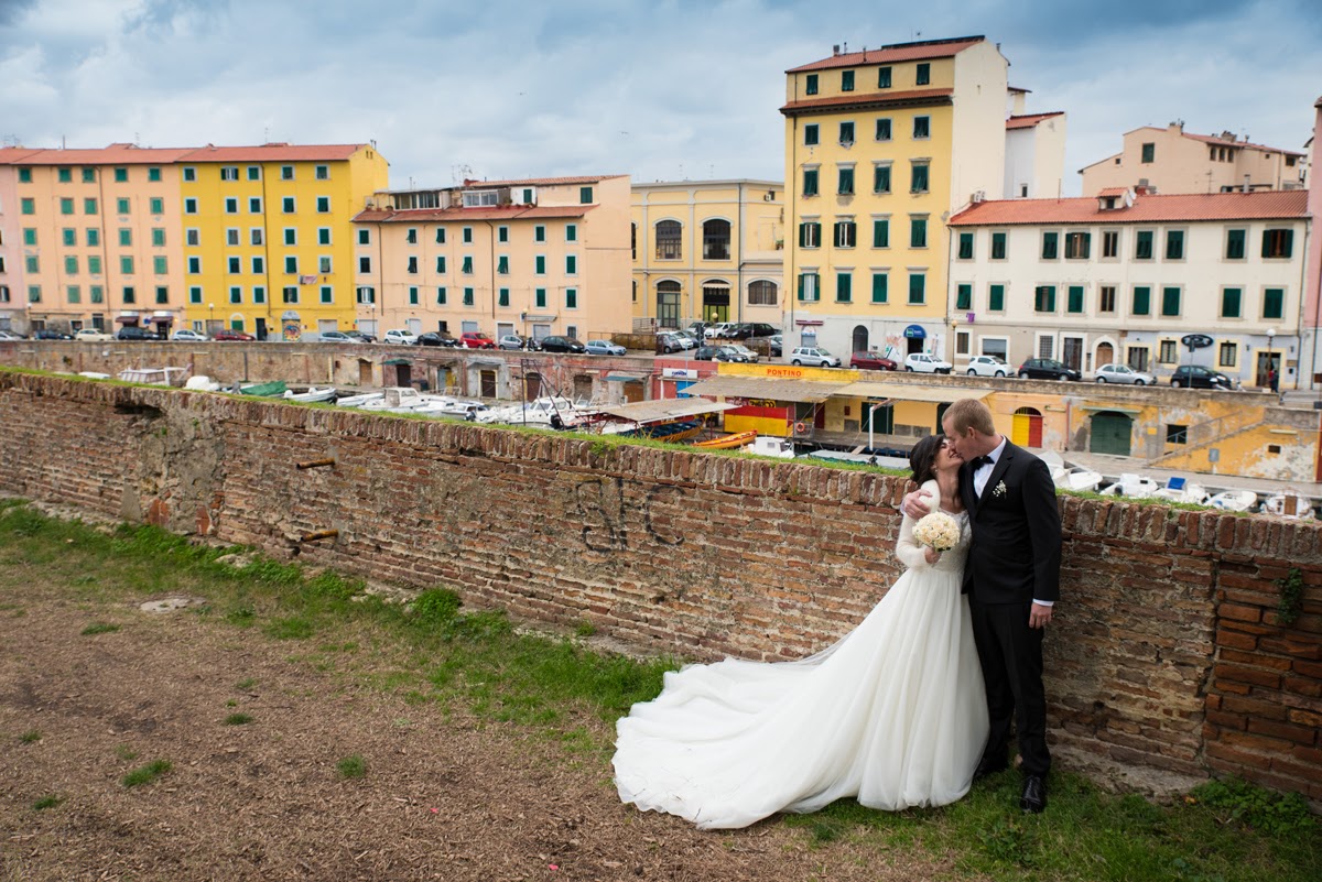 Livorno as a beautiful backdrop