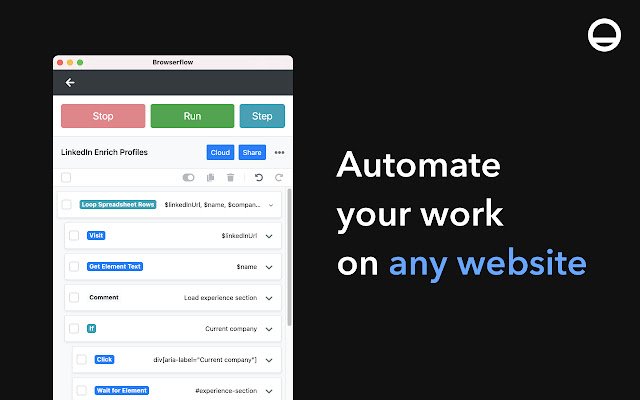 Browserflow - Web Scraping & Web Automation chrome extension