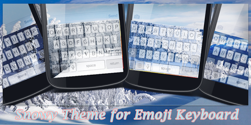 Snowy Theme for Emoji Keyboard